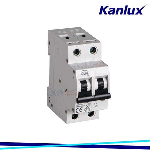 Interruttore Magnetotermico 1P+N 2M 2x20A 6kA KMB6-B20/2